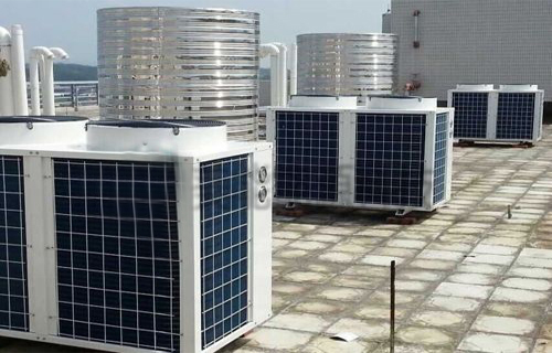 Commercial air source water heater
